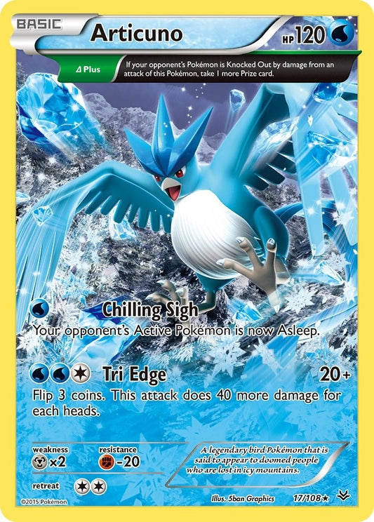 Image for Articuno (17 Delta) (17/108) (XY - Roaring Skies) - Pokemon