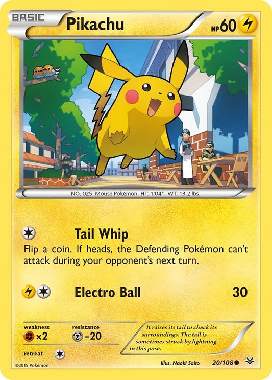 Image for Pikachu (20/108) (XY - Roaring Skies) - Pokemon