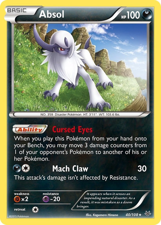 Image for Absol (40/108) (XY - Roaring Skies) - Pokemon