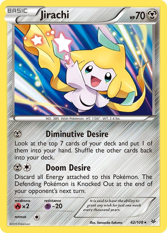 Image for Jirachi (42/108) (XY - Roaring Skies) - Pokemon