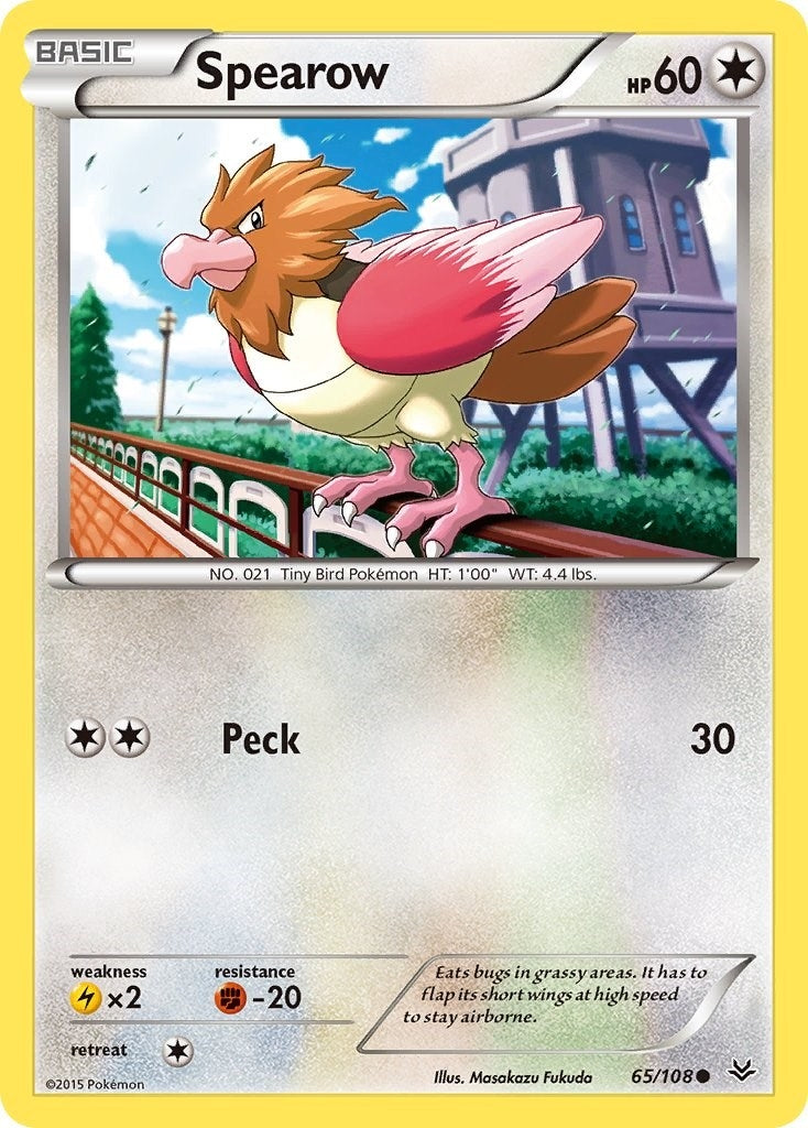 Image for Spearow (65/108) (XY - Roaring Skies) - Pokemon