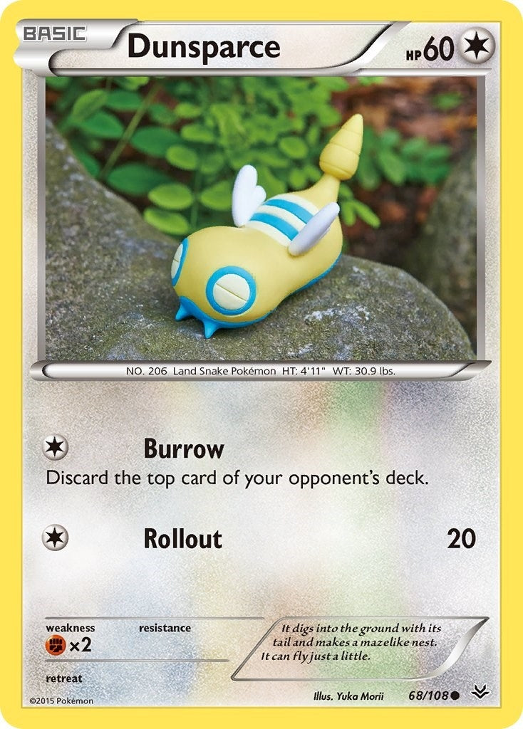 Image for Dunsparce (68/108) (XY - Roaring Skies) - Pokemon