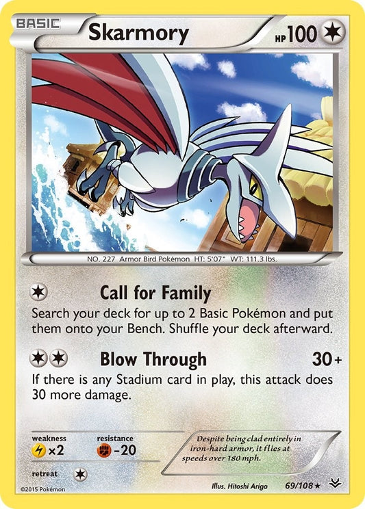 Image for Skarmory (69/108) (XY - Roaring Skies) - Pokemon