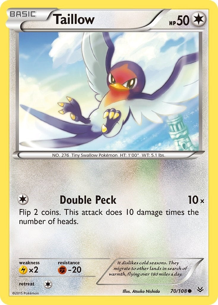 Image for Taillow (70/108) (XY - Roaring Skies) - Pokemon