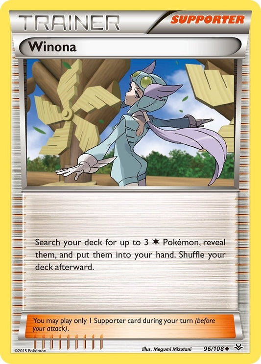 Image for Winona (96/108) (XY - Roaring Skies) - Pokemon