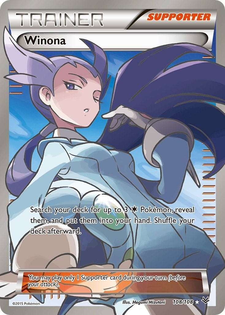 Image for Winona (108 Full Art) (108/108) (XY - Roaring Skies) - Pokemon