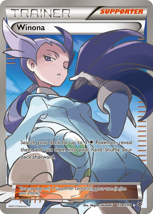 Image for Winona (108 Full Art) (108/108) (XY - Roaring Skies) - Pokemon
