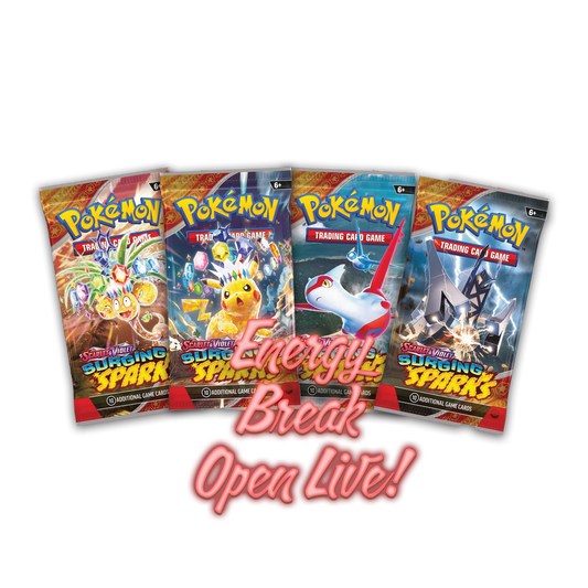 Scarlet & Violet: Surging Sparks - 216 Booster Pack Energy Break (Live)