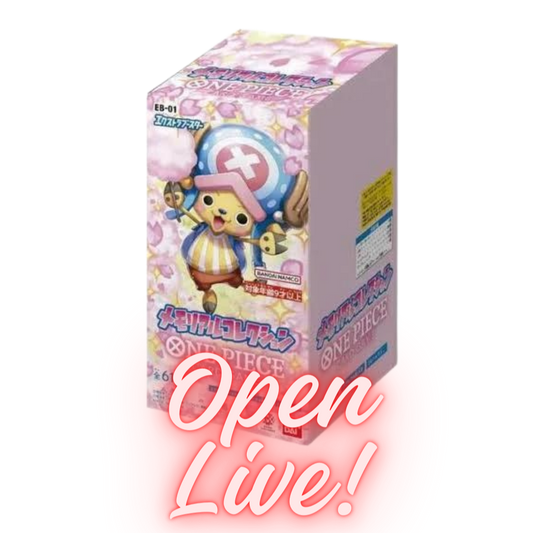 Japanese One Piece Extra Booster Memorial Collection EB-01 - Booster Box (Live)