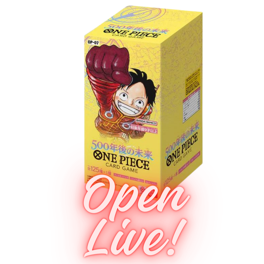 Japanese One Piece The Future 500 Years From Now OP-07 - Booster Box (Live)