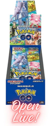 Japanese Pokemon Go S10B - Booster Box (Live)
