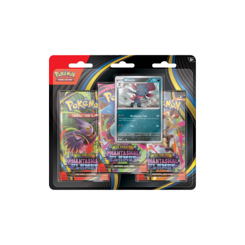 Phantasmal Flames 3 Pack Blister [Weavile]