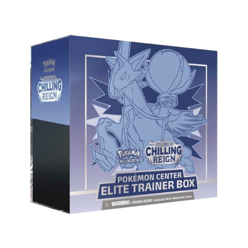 Chilling Reign Pokemon Center Elite Trainer Box [Ice Rider Calyrex] (Pokemon Center Exclusive)