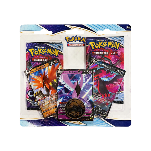 Chilling Reign 2 Pack Blister [Galarian Zapdos V, Articuno V, Moltres V]