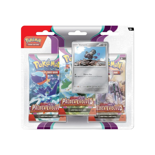 Paldea Evolved 3 Pack Blister [Varoom]