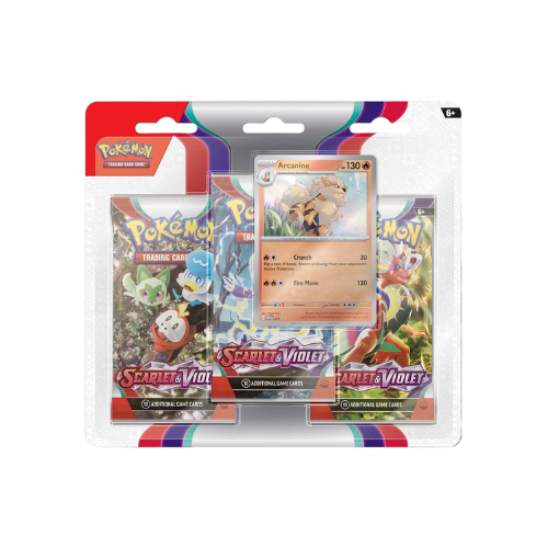 Scarlet & Violet 3 Pack Blister [Arcanine]
