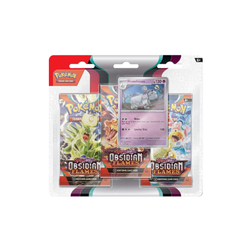 Obsidian Flames 3 Pack Blister [Houndstone]