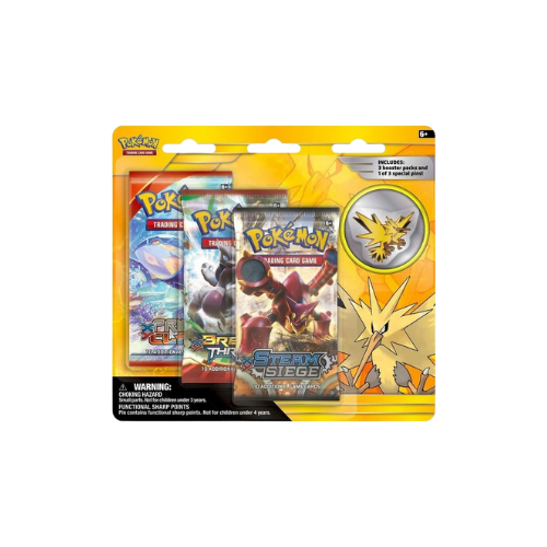 Legendary Birds Pin 3 Pack Blister [Zapdos Pin]