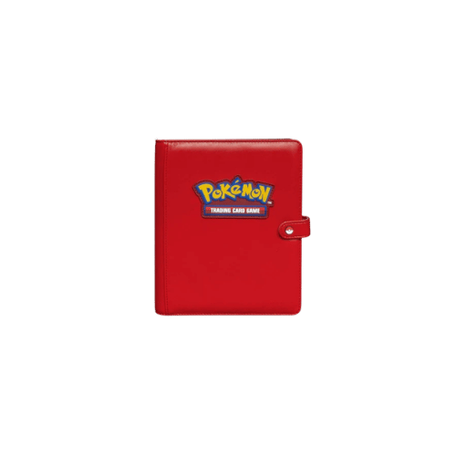 ULTRA PRO Pokémon Premium Red Snap Binder - 4 Pocket