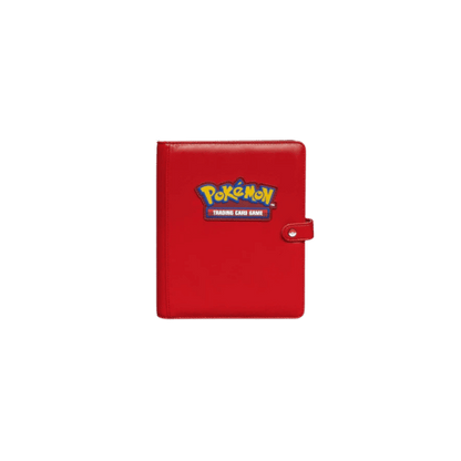 ULTRA PRO Pokémon Premium Red Snap Binder - 4 Pocket
