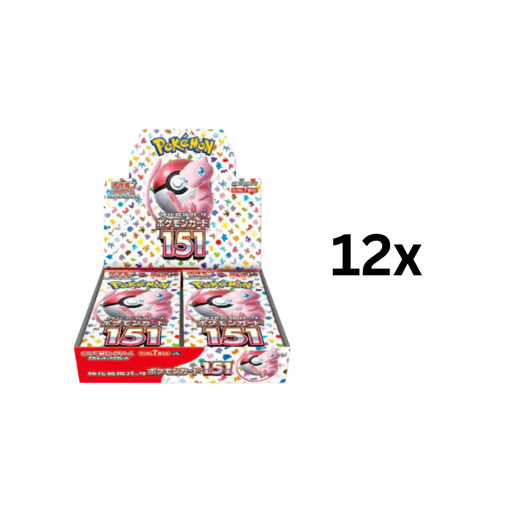 Japanese 151 Booster Box Case