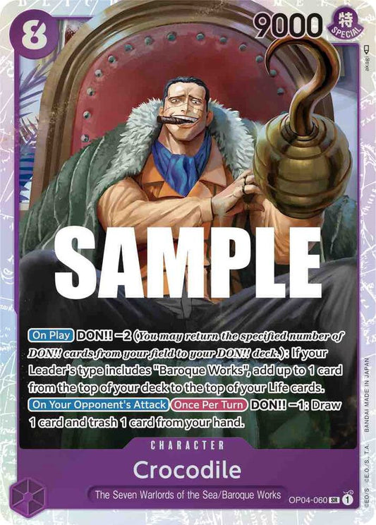Crocodile (060) (OP04-060) (Kingdoms of Intrigue)