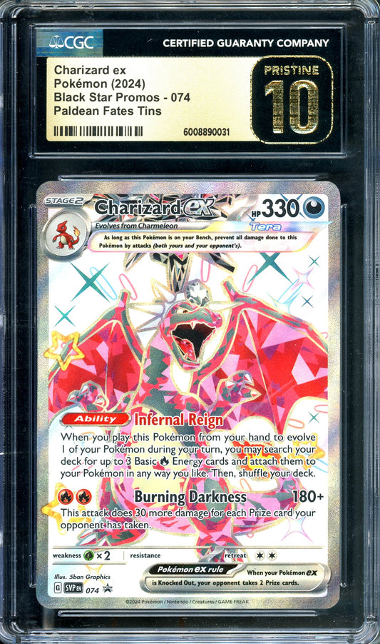 CGC 10 Charizard ex Black Star Promo (074) [Black Start Promo]