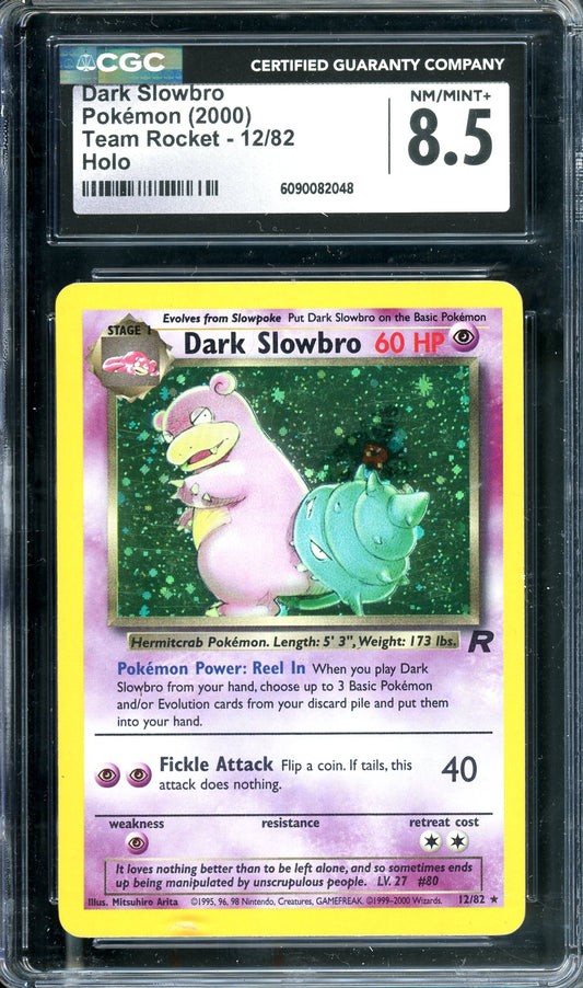 CGC 8.5 Dark Slowbro - Holo (12/82) [Team Rocket Unlimited]
