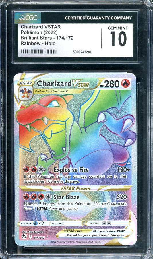 CGC 10 Charizard (174/172) [Pokemon SWSH Brilliant Stars]