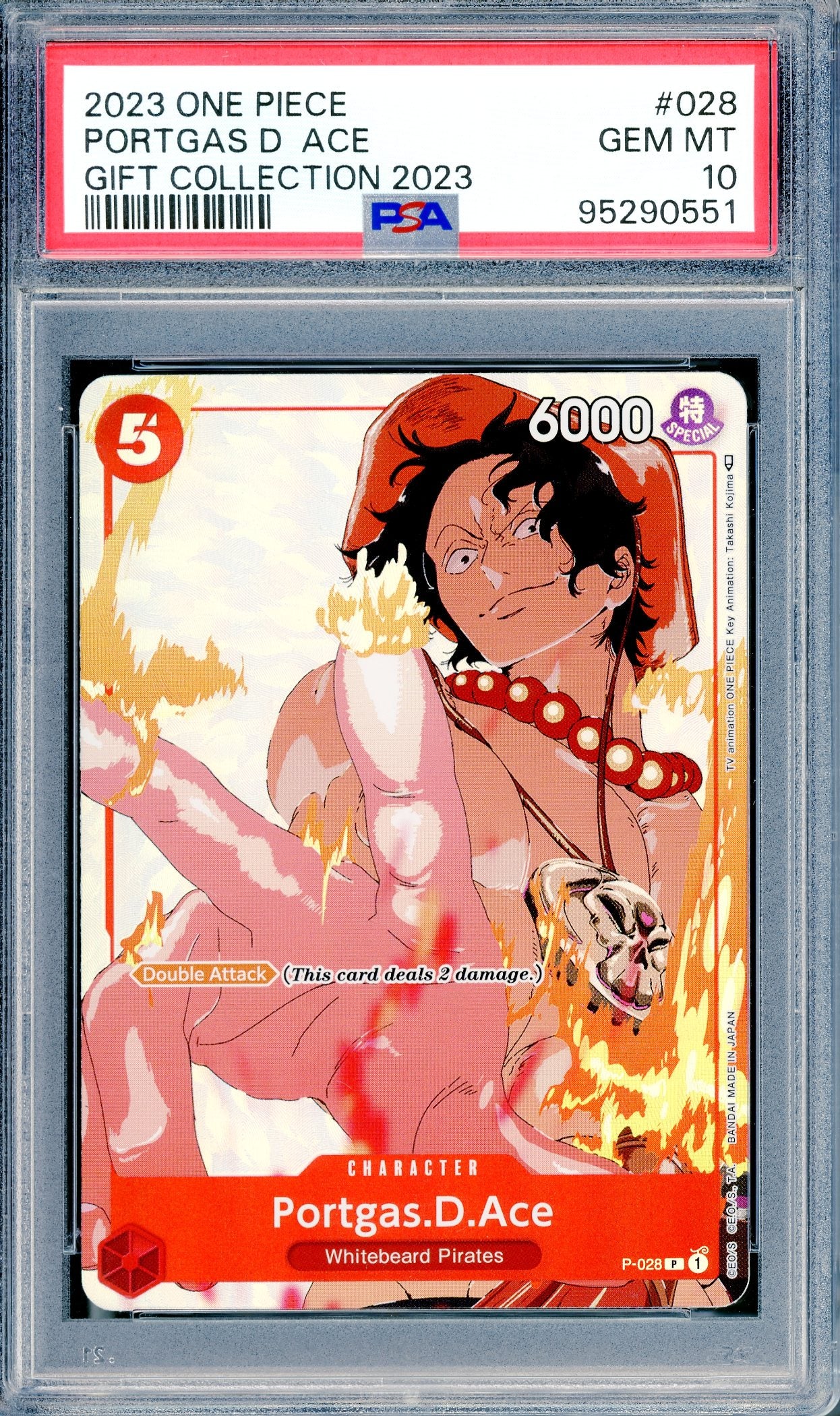 PSA 10 Portgas D. Ace (P-028) [One Piece Gift Collection 2023]