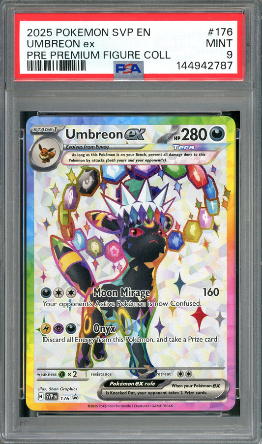 PSA 9 Umbreon ex (176) [Pokemon Black Star Promo]