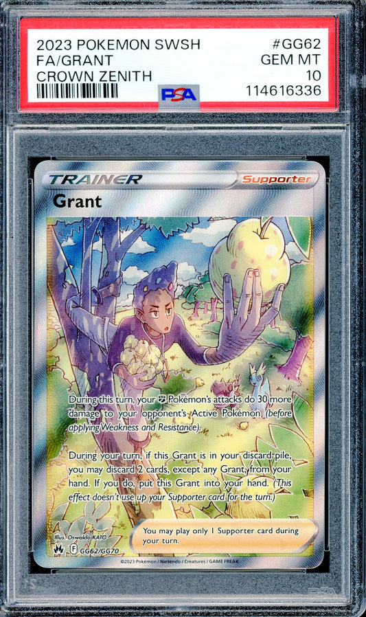PSA 10 Grant (GG62/GG70) [Pokemon Crown Zenith]