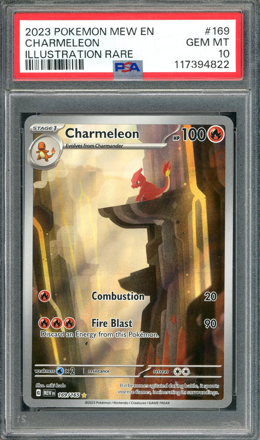 PSA 10 Charmeleon IR (169/165) [Pokemon Scarlet & Violet 151]