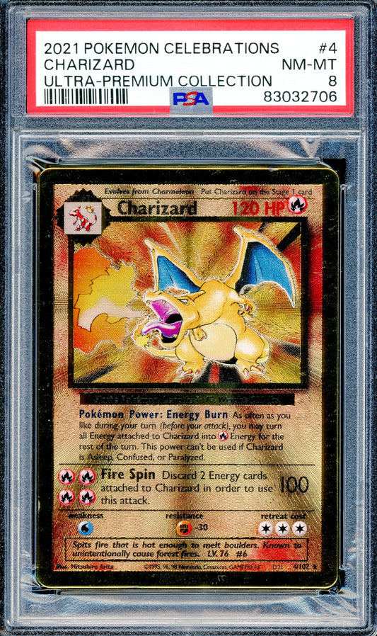 PSA 8 Celebrations Charizard (4/102) [Pokemon UPC Promo]