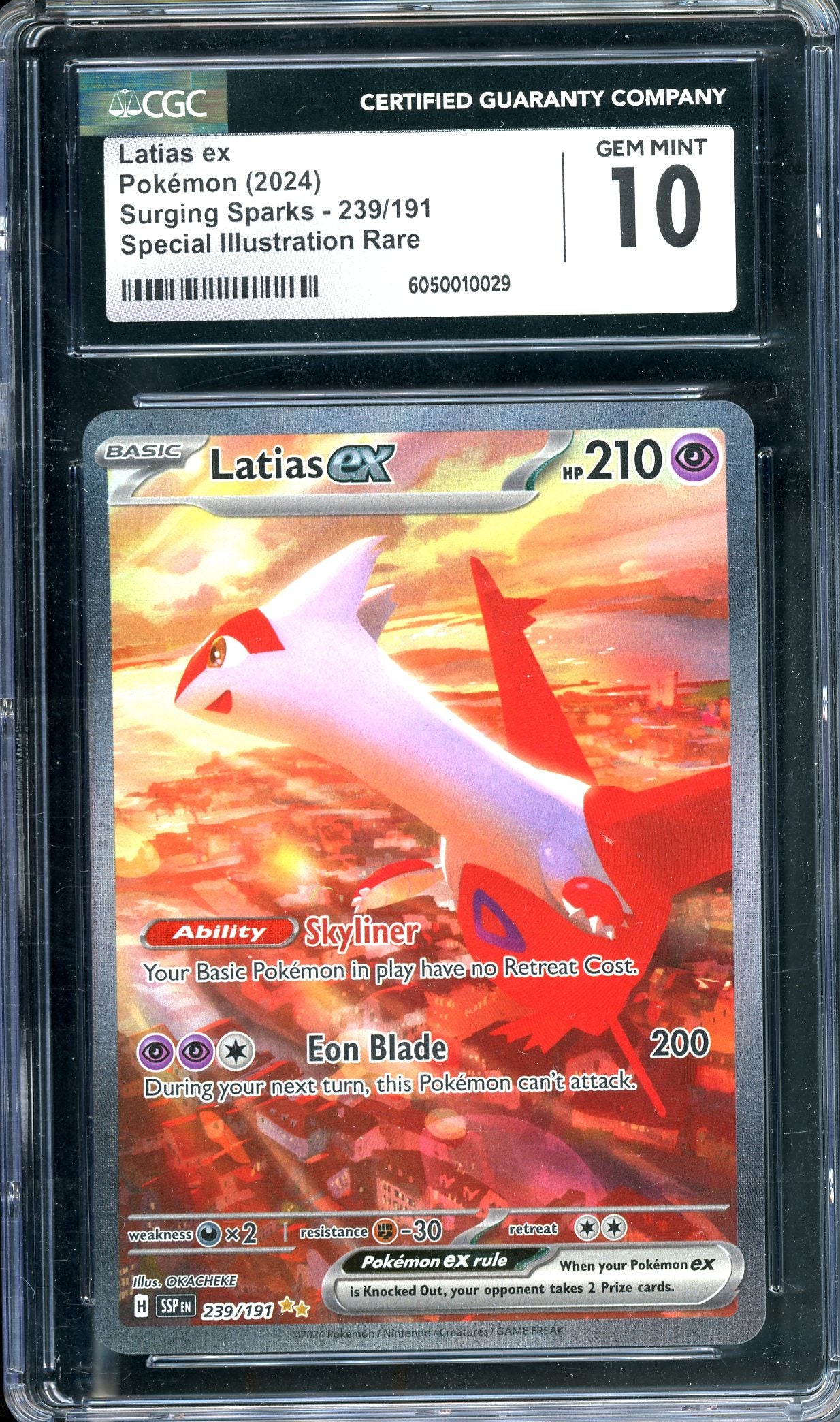 CGC 10 Latias ex (239/191) [Pokemon Surging Sparks]