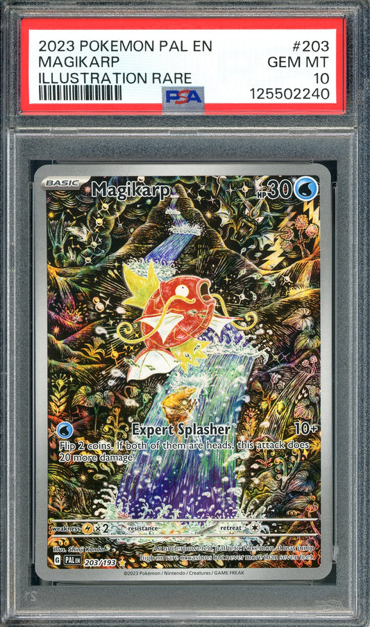 PSA 10 Magikarp Illustration Rare (203/193) [Pokemon Scarlet & Violet Paldea Evolved]
