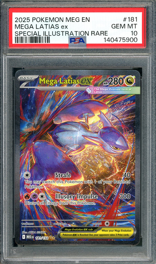 PSA 10 Mega Latias Ex (181/132) [Mega Evolution Base]