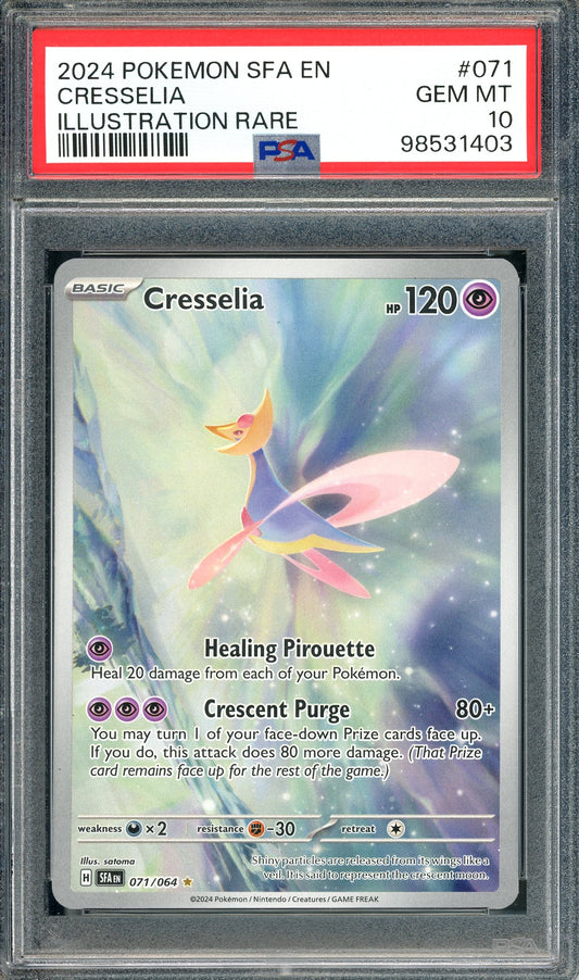 PSA 10 Cresselia IR (071/064) [Scarlet & Violet Shrouded Fable]