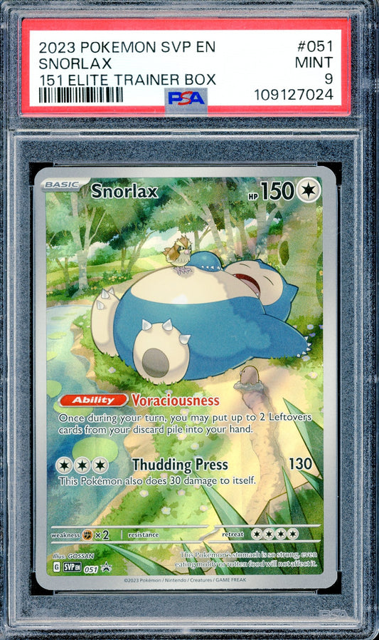 PSA 10 Snorlax (051) [Pokemon Scarlet & Violet Promo]
