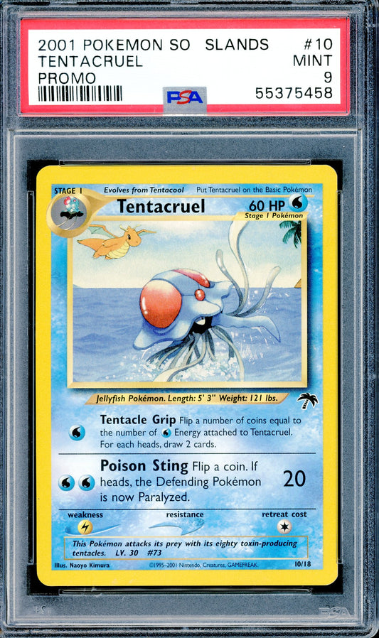 PSA 9 Tentacruel (10/18) [Pokemon Southern Islands Promo]