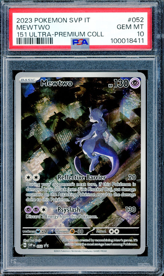 PSA 10 Mewtwo (052) [Pokemon Scarlet & Violet 151 Promo]