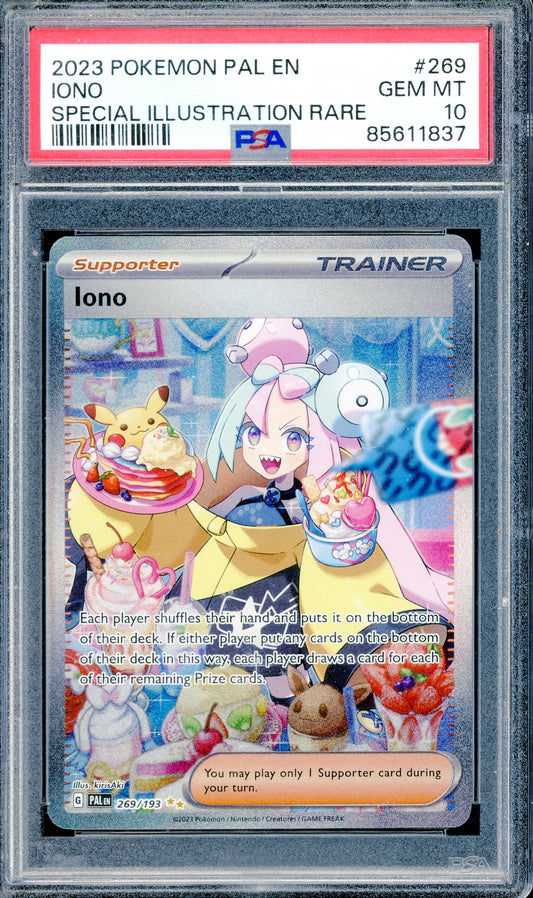 PSA 10 Iono Special Illustration Rare (269/193) [Pokemon Scarlet & Violet Paldea Evolved]