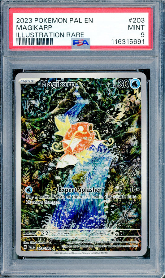 PSA 9 Magikarp Illustration Rare (203/193) [Pokemon Scarlet & Violet Paldea Evolved]