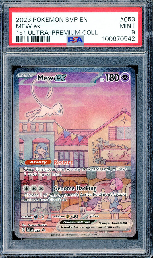 PSA 9 Mew ex (053) [Pokemon Scarlet & Violet Promos]