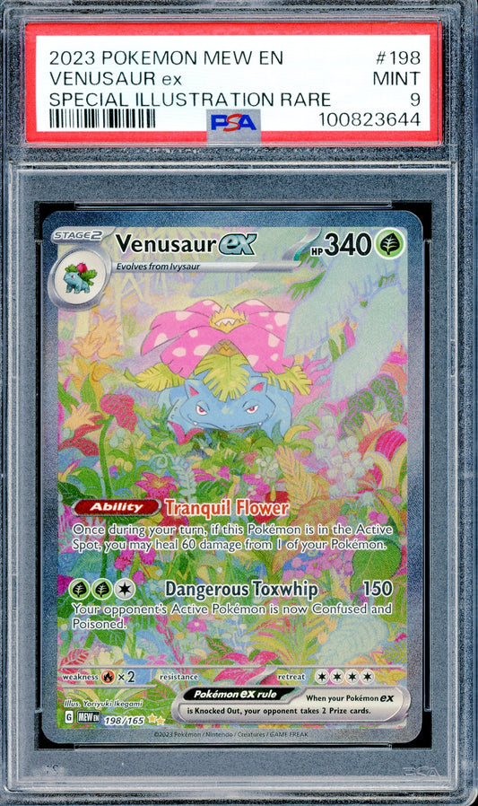 PSA 9 Venusaur ex (198/165) [Pokemon Japanese 151]