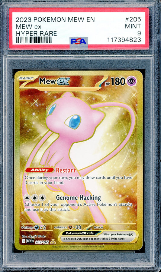PSA 9 Mew ex (205/165) [Pokemon Scarlet & Violet: 151]