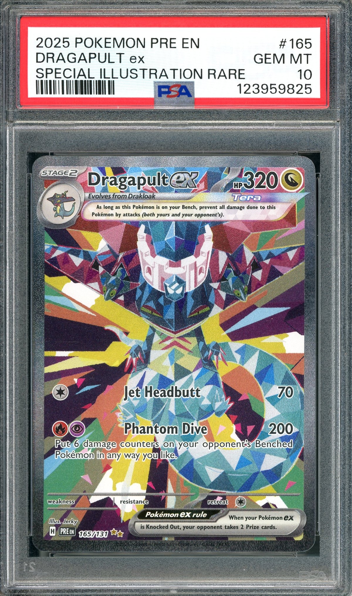 PSA 10 Dragapult ex (165/131) SIR [Pokemon Scarlet & Violet: Prismatic Evolutions]