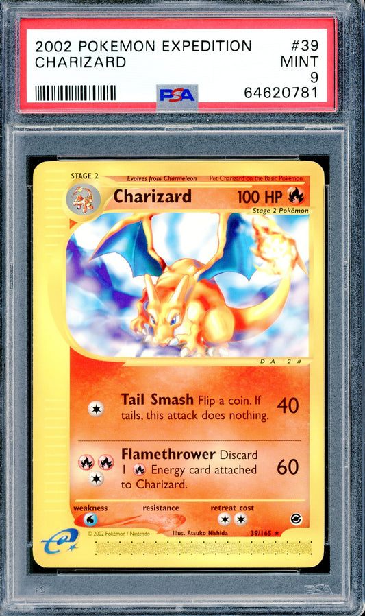 PSA 9 Charizard (39/165) [Pokemon Expedition]