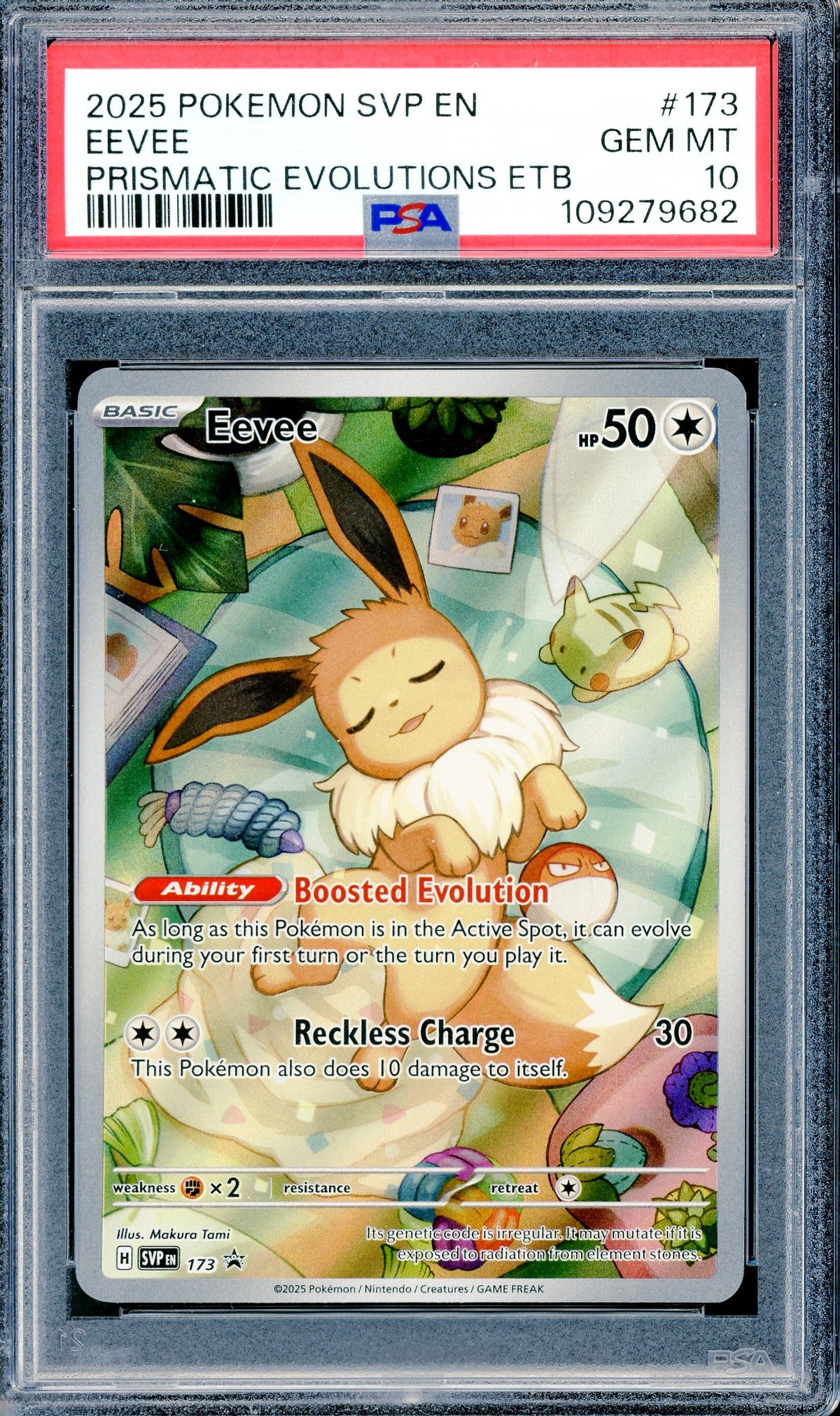 PSA 10 Eevee (173) [Prismatic Evolutions ETB Promo]