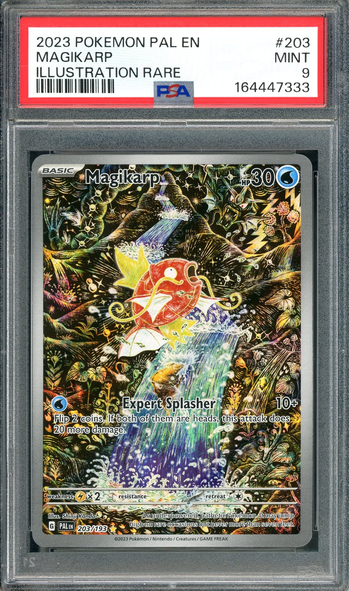 PSA 9 Magikarp (203/193) Illustration Rare [Pokemon Scarlet & Violet: Paldea Evolved]